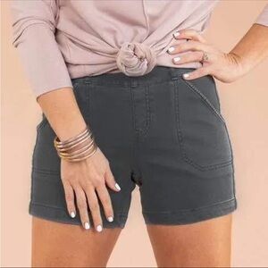 SPANX Charcoal Gray Casual Shorts